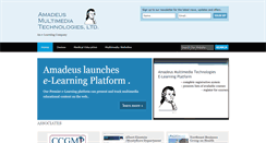 Desktop Screenshot of amadeusmultimedia.com